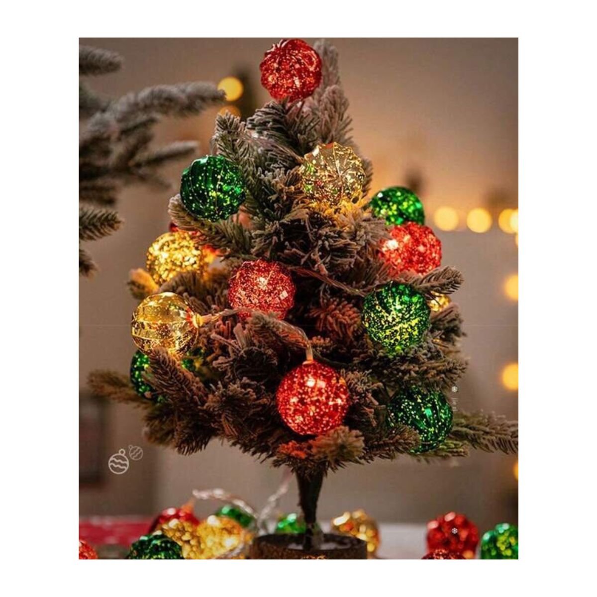 Tira de bambalinas LED para Navidad