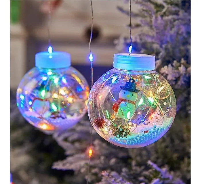 Esfera Luces Led Solar Navidad