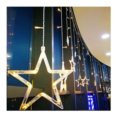 Guirnalda 12 estrellas LED de Navidad