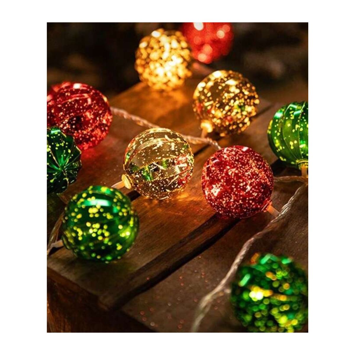 Tira de bambalinas LED para Navidad