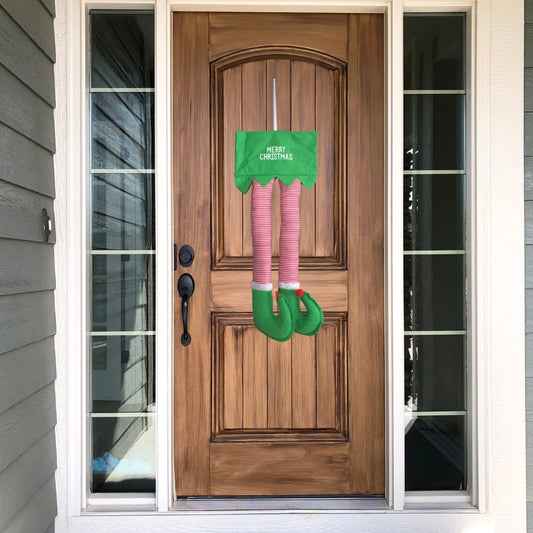 Adorno Colgante Puerta Navidad Elfo