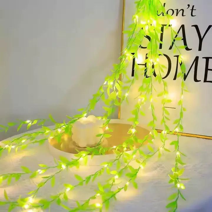 Luces tipo Hojas de Navidad