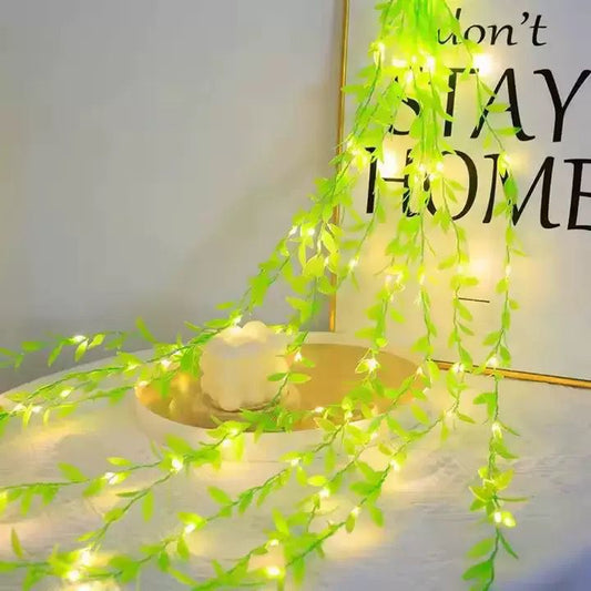 Luces tipo Hojas de Navidad