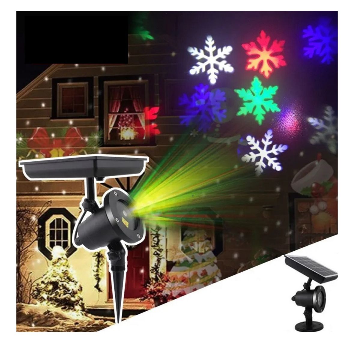 Proyector Solar Copos de nieve